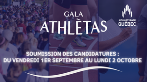 Gala Athlètas 2023 : Ouverture des Candidatures