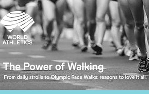 Invitation : webinaire de World Athletics - Épisode spécial: "The Power of Walking"